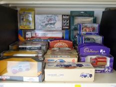 Twenty-seven Corgi diecast model vehicles including The Beatles Collection, Superhaulers,