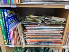 A quantity of circa 1970's motorcycle magazines, tea and cigarette card albums,