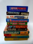 Eleven various board games comprising Par-Golf, Wembley, Superpower, King Maker, Coup D'etat, Kojak,