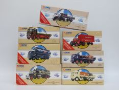 Seven Corgi Classics Road Transport diecast model lorries, Pointer 97367,