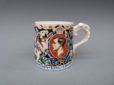 Crown Ducal Edward VIII coronation mug