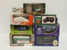 Seven Corgi and Corgi Classics diecast model vehicles, Guinness 15007, Royal Worcester 19307,