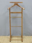 A mahogany valet stand (H102cm)