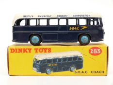 Dinky Toys diecast model BOAC Coach 283,