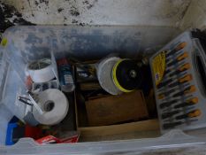 Two hard cases, tools,