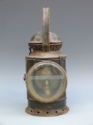 A BR(W) railway tri-colour hand lamp