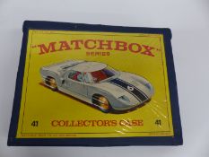 Matchbox Series Collector's case 41 and contents