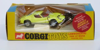 Corgi Toys diecast model Lamborghini P400 GT Miura Fighting Bull 342,