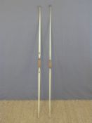Two Accles & Pollock steel archery bows in cream Apollo Merlin and one other.