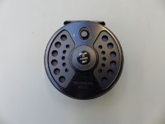 A House of Hardy salmon fly fishing reel with fly line,