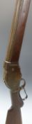 Winchester model 1887 12 bore underlever action shotgun with WRA Co engraved to the lock,