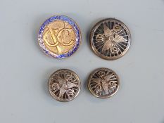 A hallmarked silver Cyclists' Touring Club badge,