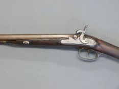 Sykes of Oxford 20 bore percussion converted from flintlock,