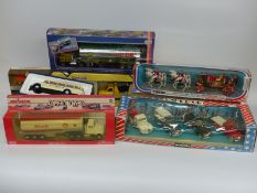 Eight Corgi, Dinky and similar diecast model vehicles including State Landau 41,