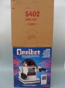 Tomy Omnibot robot in original box with outer delivery box.