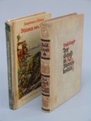 Two German hardback books,