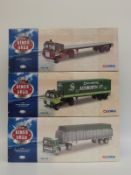 Three Corgi Kings of the Road limited edition diecast model lorries CRTS Ackworth Scammell Crusader