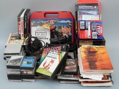 Acetronic MPU1000 vintage games console together with a large quantity of accessories and games,