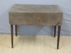 A 19thC mahogany Pembroke table (H69 x L86cm)