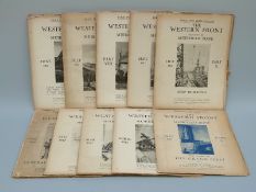Ten volumes of The Western Front with drawings by Muirhead Bone,