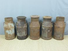 Five Cadbury Brothers milk churns