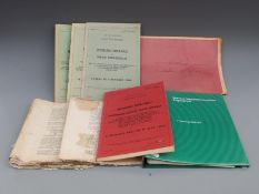 A quantity of railway ephemera including Ledbury 1962 permanent way log,
