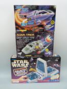 Two Playmates Star Trek collectors edition toys Deep Space Nine Runabout Orinoco and The Next