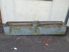 A vintage lead lined salt trough