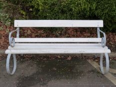 A garden bench
