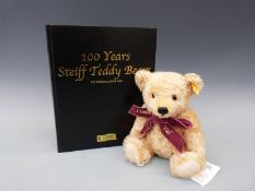 Steiff Teddy bear with blonde mohair,