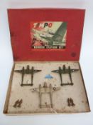 Timpo Toys Bomber Station Set comprising three diecast model military aircraft and four composite