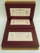 Three Britains limited edition hollow cast model soldier sets, The 22nd Cheshire Regiment 5189,