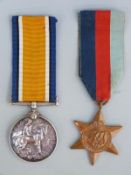 A 1914-1918 War Medal awarded to M Humphreys,