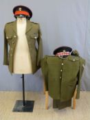 Two military uniforms to include Grenadier Guards No2 dress tunic and trousers and Scotts Guards