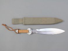 British Army WWI replica trench sword, as used by the Royal Welsh Fusiliers at Messines Ridge 1917,