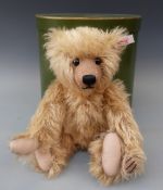 Steiff for Harrods Teddy bear Edward The Attic Bear with blonde mohair shaved snout,