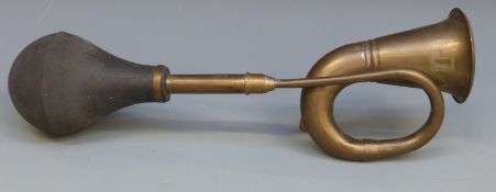 Brass car horn