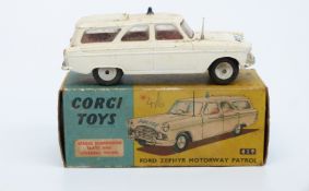 Corgi Toys diecast model Ford Zephyr Motorway Patrol 419,