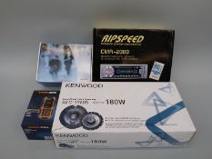 Ripspeed mobile entertainment system, Kenwood KFC 1760S speaker,