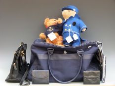 A quantity of Orient Express collectables including bracelet marked 925, bags,