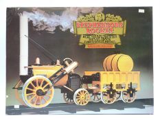 Hornby 3½ inch gauge live steam model Stephenson's Rocket train set in original box