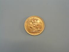 A 1965 gold full sovereign