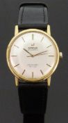 Omega Seamaster De Ville 9ct gold gentleman's automatic wristwatch with two tone hands and baton