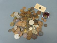 An amateur collection of overseas and UK coinage, 19th century onwards, includes George III Irish,