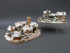 Two large Lilliput Lane cottages 