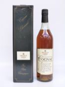 A cased bottle of House of Lords Fine Petite Champagne 70cl 40% vol