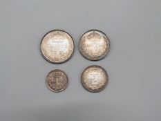 1893 old head issue Maundy set