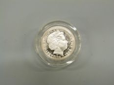 An 80th Anniversary of the Royal Air Force 1998 silver proof Guernsey one pound coin,