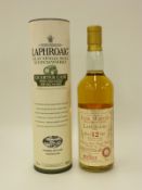 Laphroaig 12 year old (distilled 1987) Islay single cask single malt whisky 70cl 62.