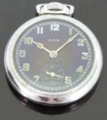 Elgin military marked WWII pocket watch